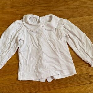 Remember Nguyen size 5 girls white knit long sleeve shirt